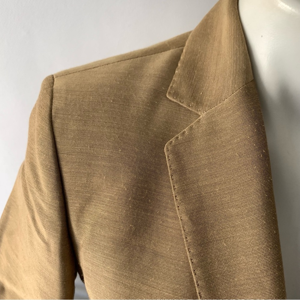 v i n t a g e :: Structured Sleek Longline Wool Rayon Blazer - Picture 7 of 16